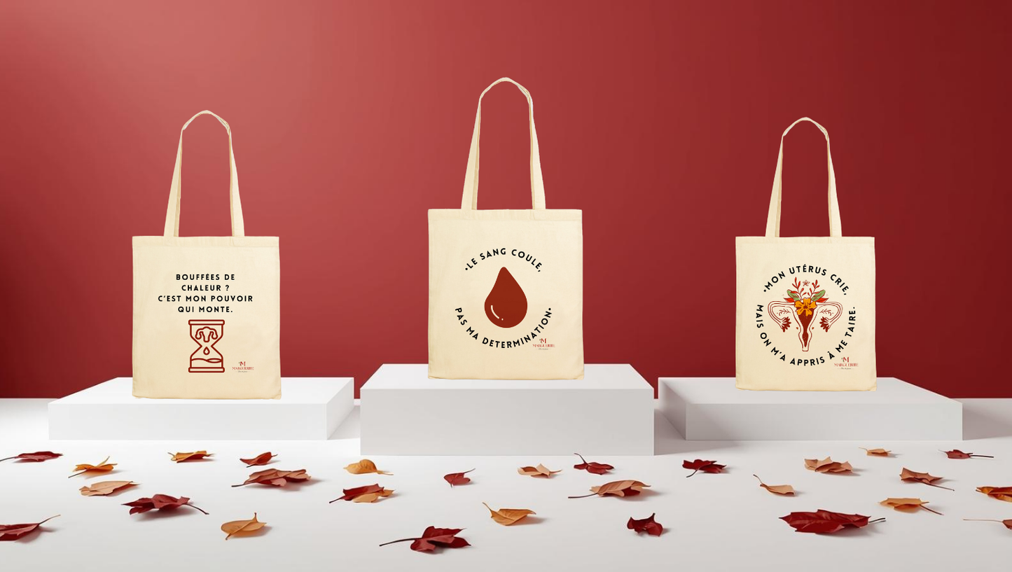 Tote Bags Marguerite - Accessoires engagés alliant style et message fort