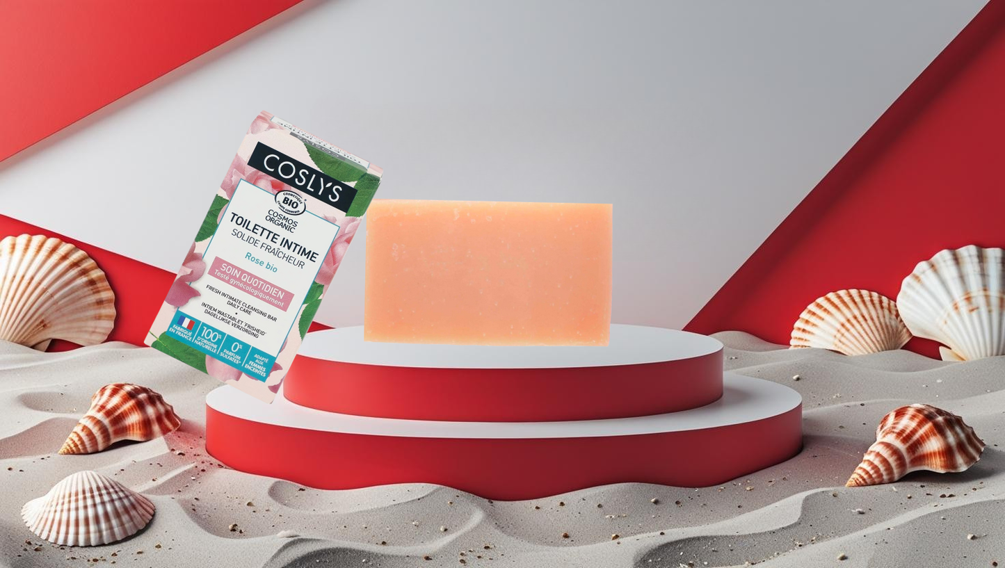 Savon Solide Toilette Intime Fraîcheur COSLYS - Nettoyage doux et respectueux