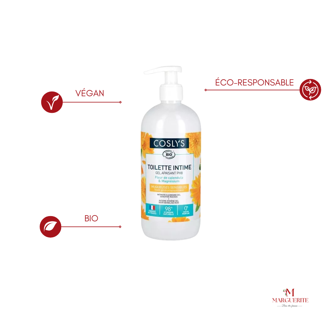 Gel Toilette Intime Apaisant COSLYS - Confort & Douceur pour les Muqueuses Sensibles