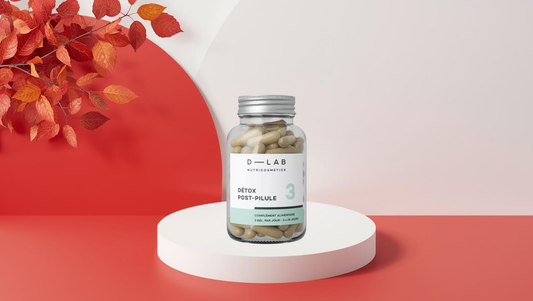 Complément alimentaire Détox Post-Pilule de D-LAB - Soutien Naturel Après l'Arrêt de la Pilule
