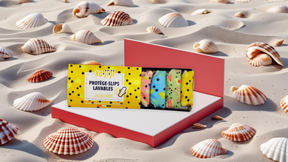 Pack 4 Protège-Slips Lavables Bio en Coton Bio - Confort et protection au naturel