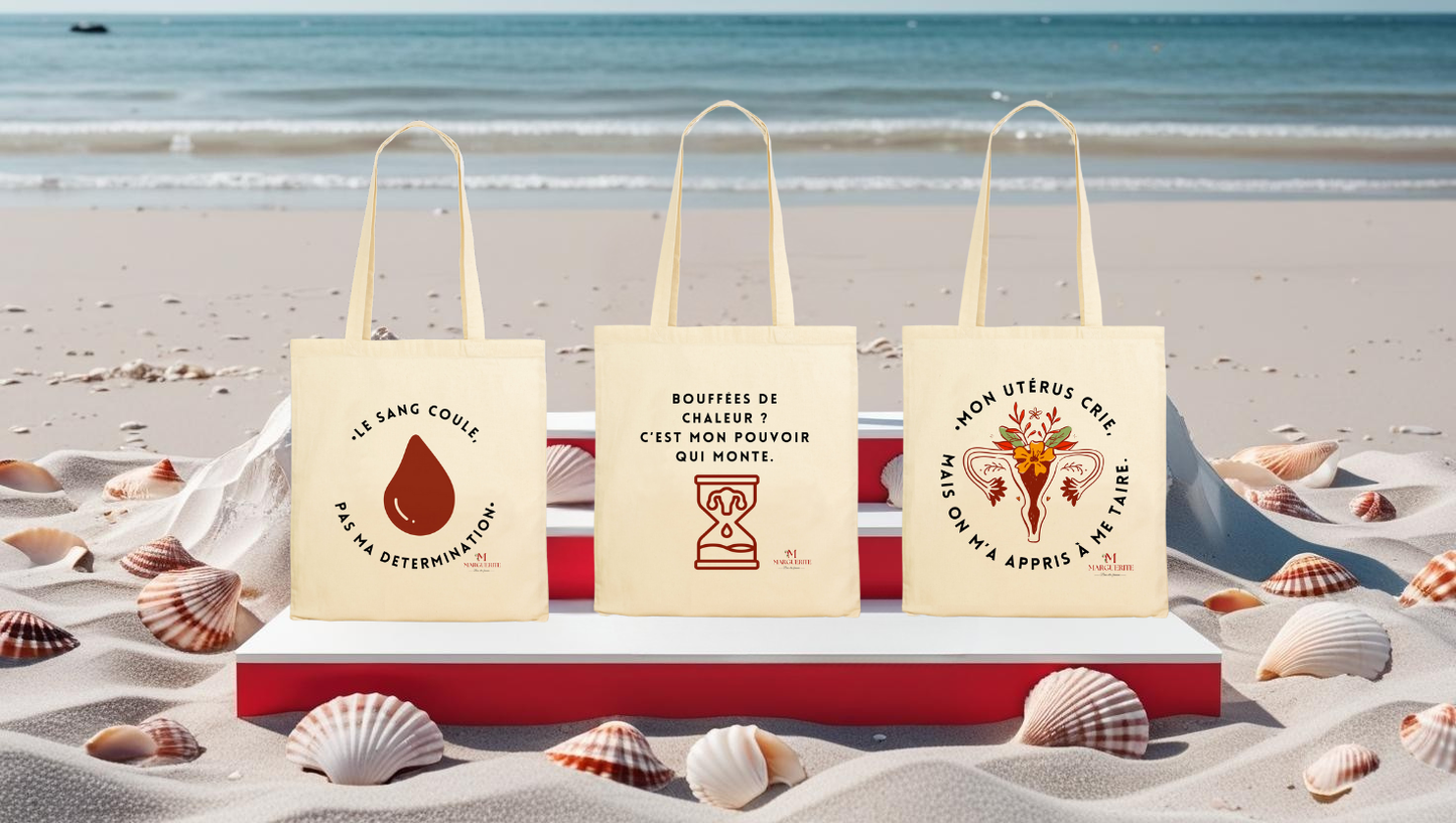 Tote Bags Marguerite - Accessoires engagés alliant style et message fort