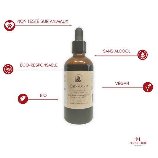 Elixir ENDO LOVE Curanderas - Une Solution Naturelle pour Apaiser l'Endométriose