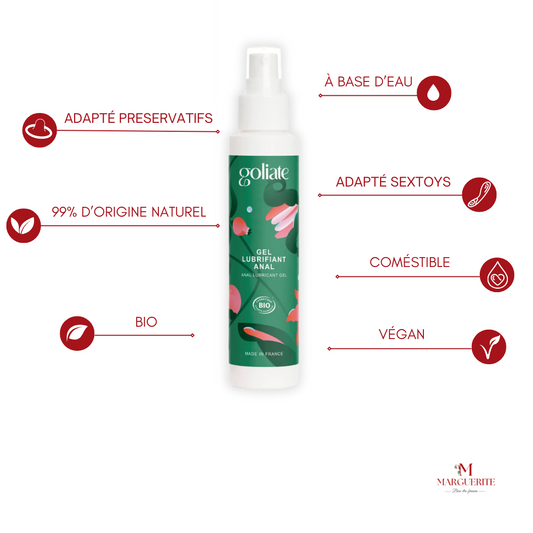 Gel Lubrifiant Anal Bio  GOLIATE - Confort & Douceur Naturelle